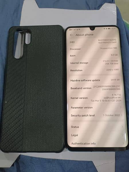 Huawei p30 pro 8gb 256gb watr pack official pta proved 9.8/10 condito 1