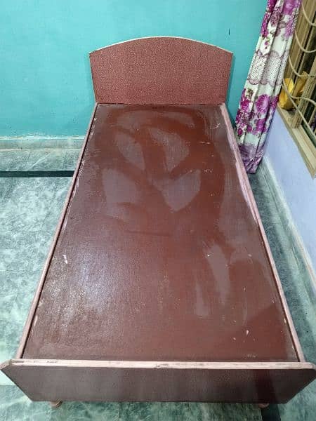 Single Wooden Bed 3 feet x 6.5 feet 0