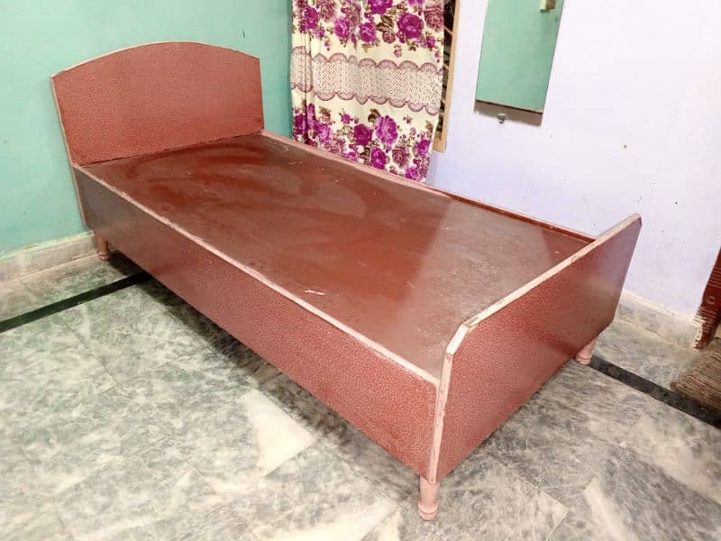 Single Wooden Bed 3 feet x 6.5 feet 3