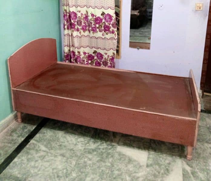 Single Wooden Bed 3 feet x 6.5 feet 5