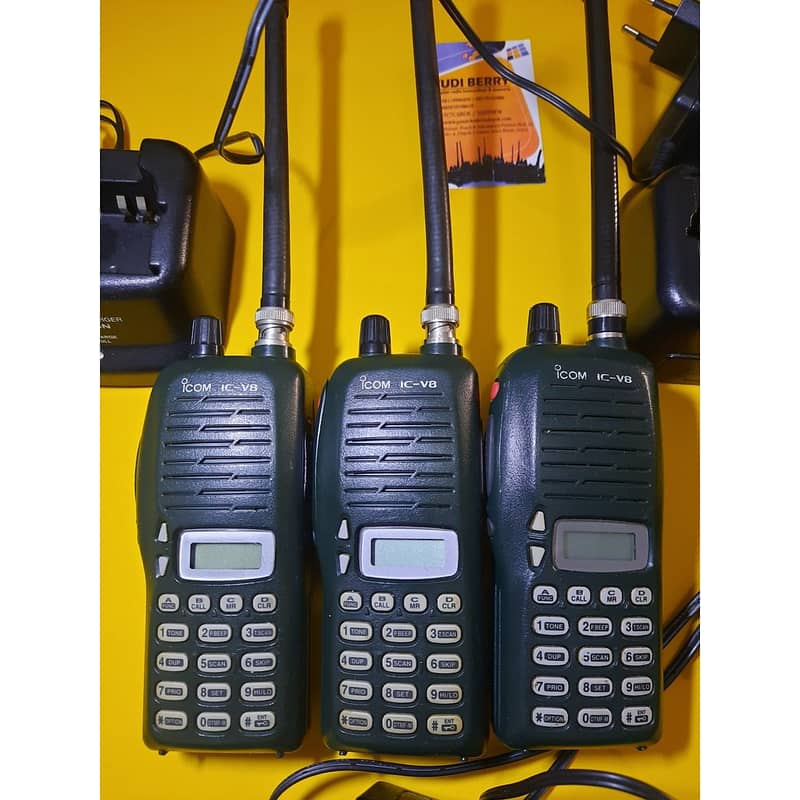 ICOM V8 VHF high power long range Two-Way Wireless Walkie Talkie 1pcs 6