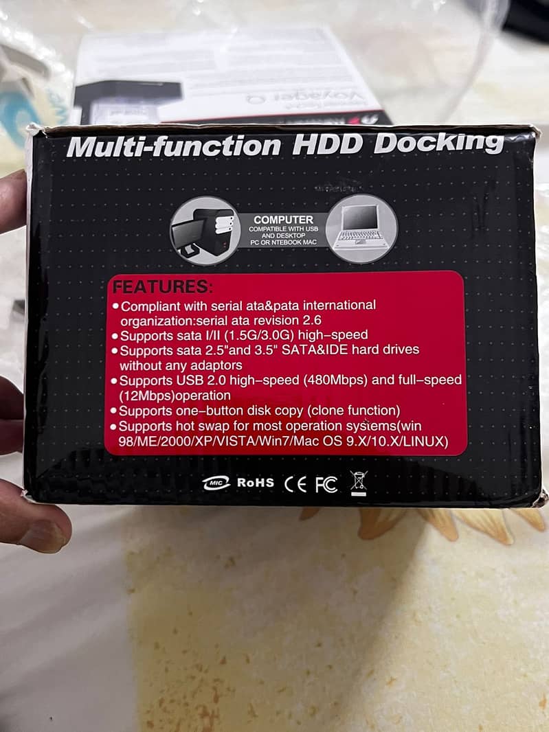 Multi-function HDD Docking SATA/IDE USB 2.0 3