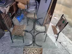 new chairs with table 12mm glass 0