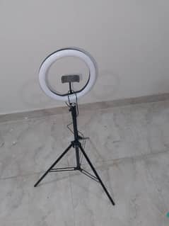 Ring light with 7 foot stand