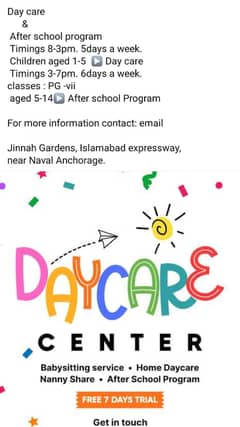 Day care & Pre school