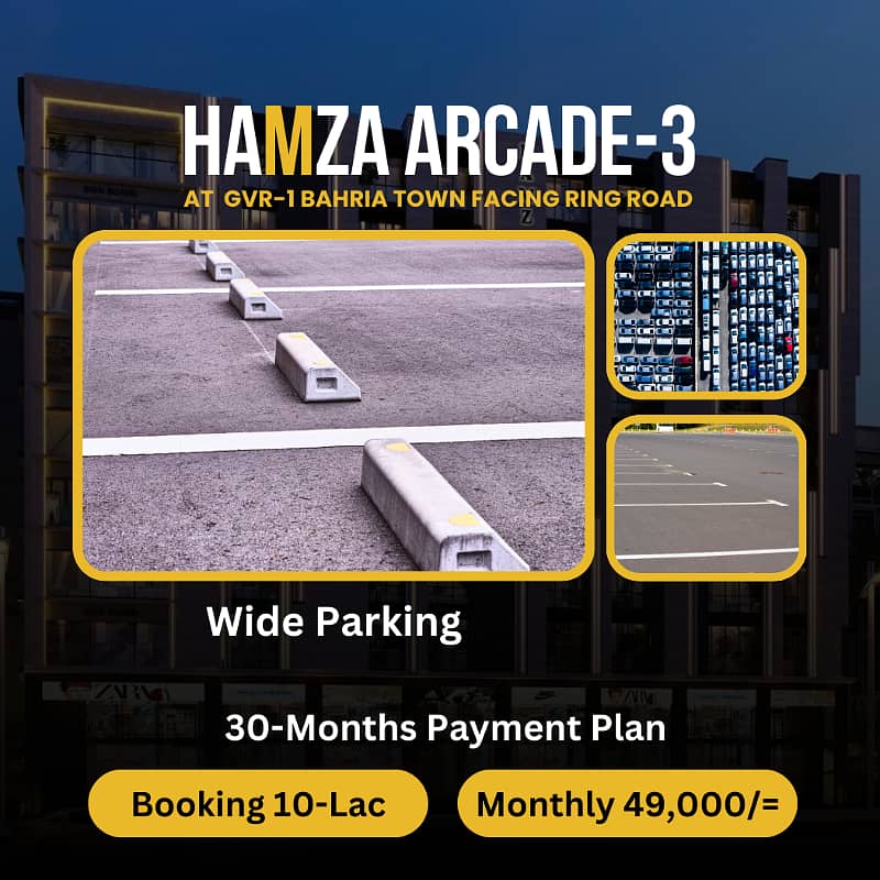 Hamza Aracde-3 Residential 1-Bed Apartment in Bahria Town Lahore offers exclusive investment opportunities 4