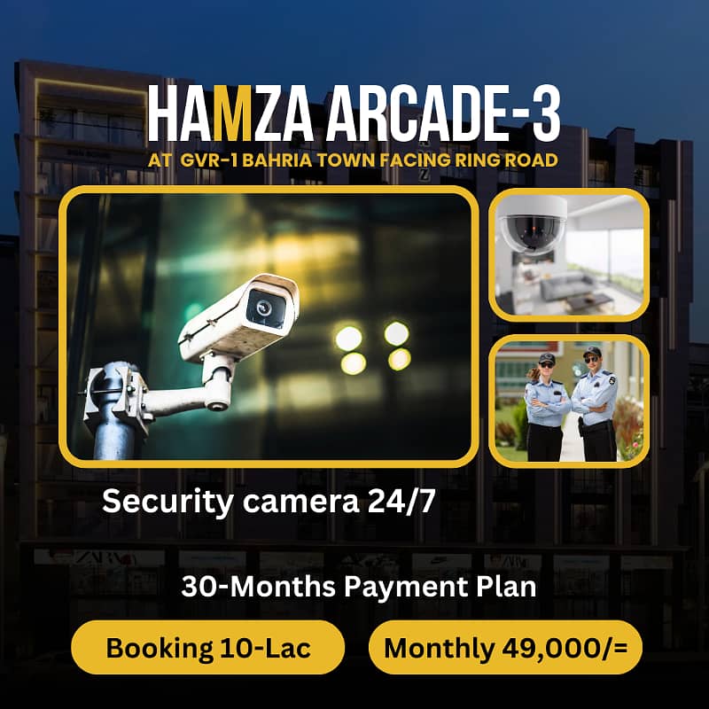 Hamza Aracde-3 Residential 1-Bed Apartment in Bahria Town Lahore offers exclusive investment opportunities 6