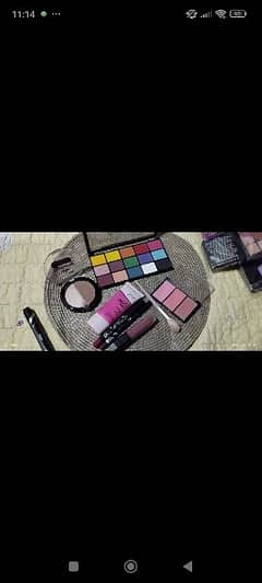 imported branded 95+ makeup items new and hair styler pack