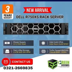 DELL R750XS, 2 x Xeon Gold 5318Y, 128GB, 960GB, Dual 1100 Watts PSU