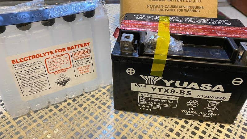 Brandnew Yuasa Battery Heavy Bike Super Benelli Gsxr Kawasaki Suzuki 3