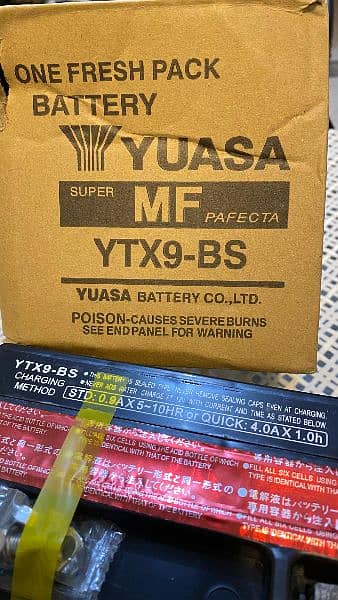 Brandnew Yuasa Battery Heavy Bike Super Benelli Gsxr Kawasaki Suzuki 4