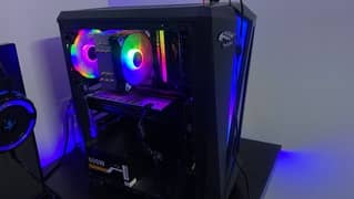 gaming pc ryzen 5 3600+rx580 saphire