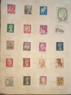 Antique Post Tickets of World