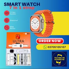 Ultra 7in1 Smart Watch for Mens, Womens and Childs 0