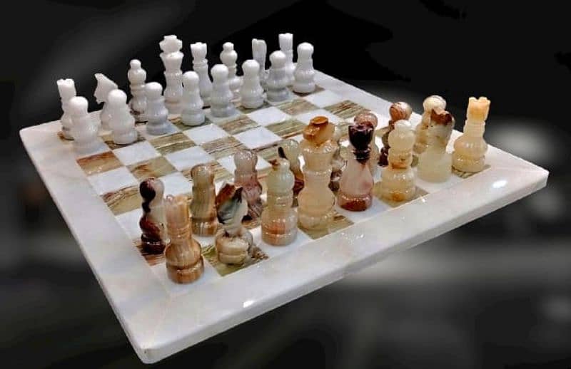 Marble Handcrafted Chess Set 1