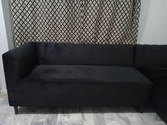 L shaped sofa seat 6 seater.