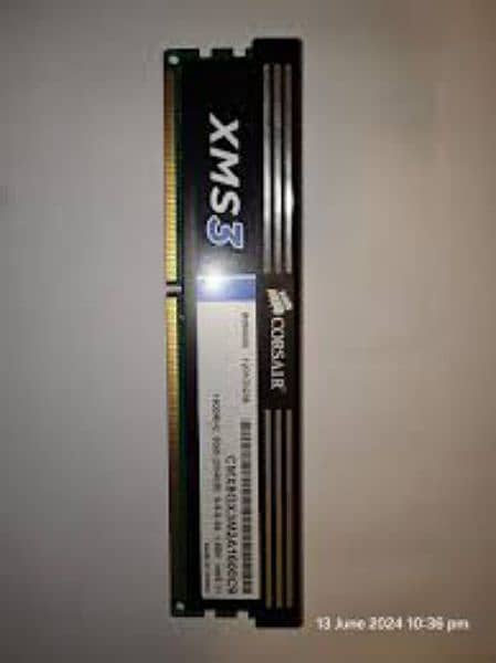 corsair ddr3 ram with heat sink for gaming 1