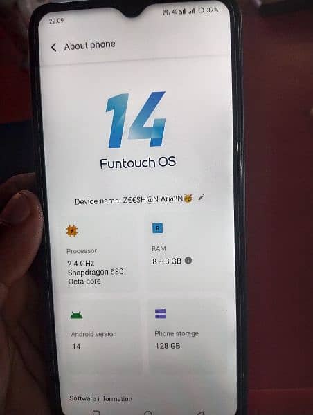 vivo y27s 8+8/128 just 15 days used urgent sale 10/10 8