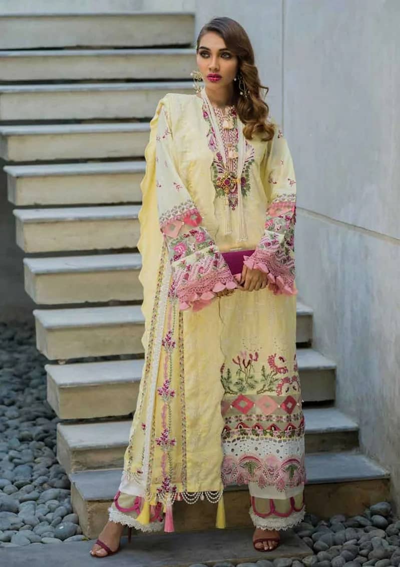 ALIF 3 PIECE SUIT FABRIC LAWN 1