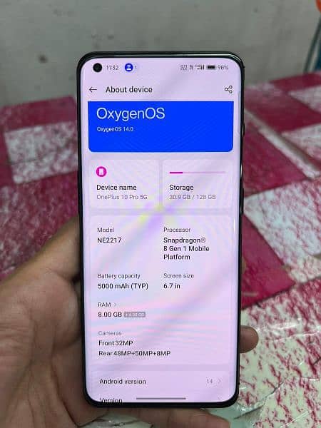 OnePlus 10pro 8/128 Non PTA 6