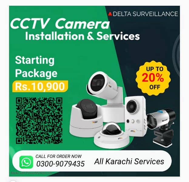 CCTV camera setup for sale and services 3