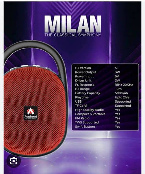 Milan Speaker Audionic 3