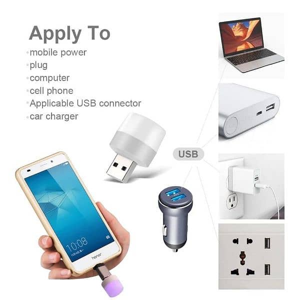 USB Night Light,(Buy 1 Get 2 Free) Pack of 3 6