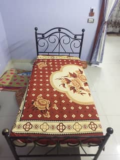 Single Iron Rode Bed