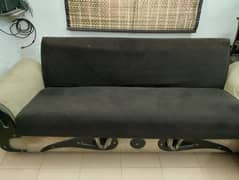 Two seater sofa + sofa cum bed 0