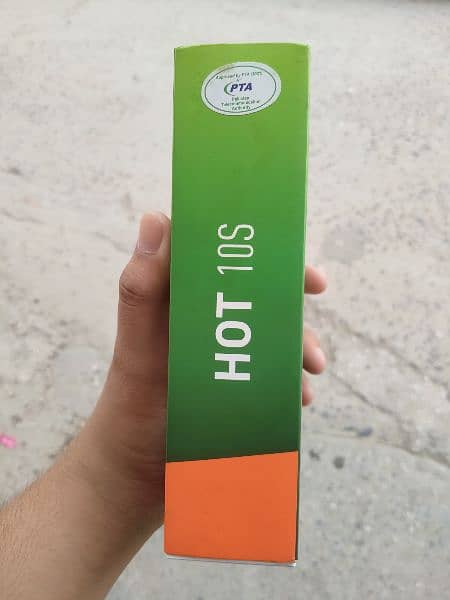 Infinix hot 10s with box 10