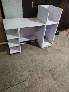 Unique Study table or office table in white color