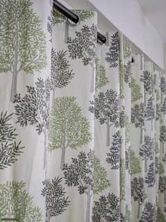 cotton Duck printed curtain