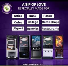 Tea and Coffee vending machine/wholesale distributor