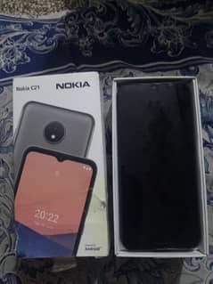 Nokia c21 with box only contact whatapp/0/3/1/9/2/1/9/9/8/2/6