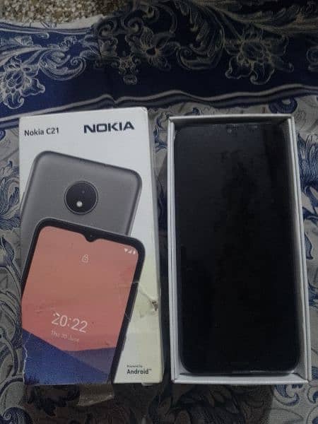 Nokia c21 with box only contact whatapp/0/3/1/9/2/1/9/9/8/2/6 0