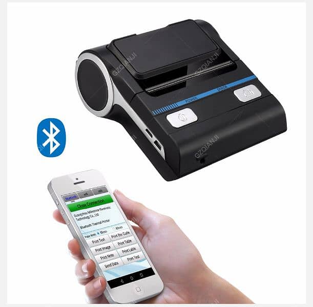 Milestone 80mm Thermal Printer Bluetooth Android 3 Inch Mini Portable 4