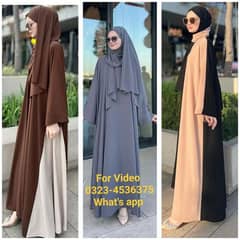 Elegant Ladies Abaya with Stoller l Free Delivery All Pakistan l