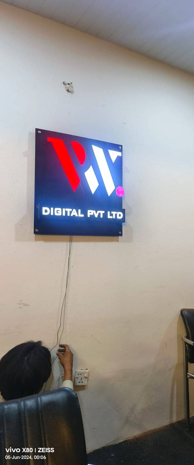 light board / sign board / 3d sign / steel word sign / logo sign / 3D 8