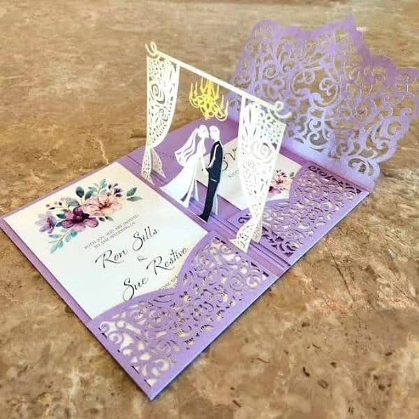 wedding cards invitation cards shahdi cards maker Lahore 13