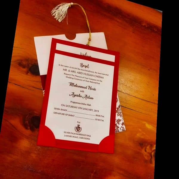 wedding cards invitation cards shahdi cards maker Lahore 14