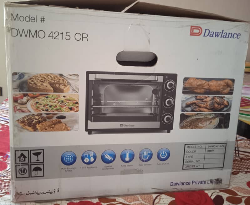 dawlance mini oven 3