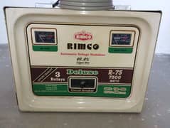 Rimco Automatic Voltage Stabilizer/ 7500 Watts.