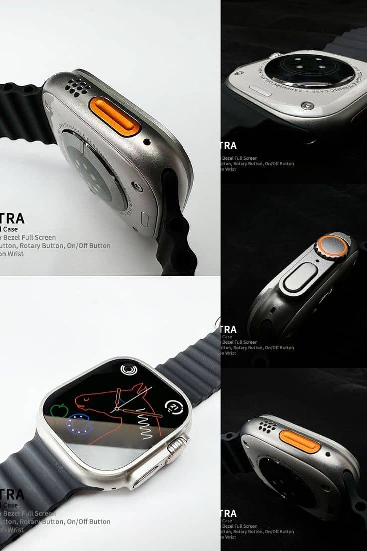 Smart watch Ultra 10 with 10 different straps, New Stock, cheap price 0