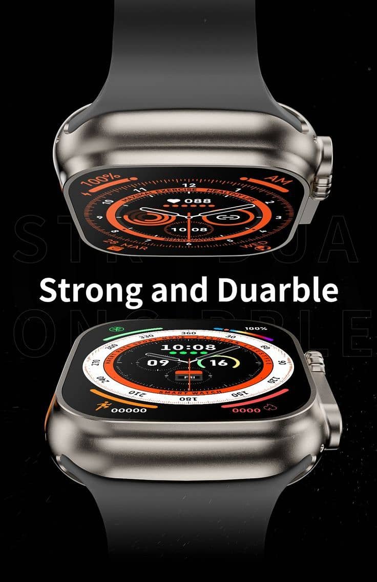 Smart watch Ultra 10 with 10 different straps, New Stock, cheap price 3