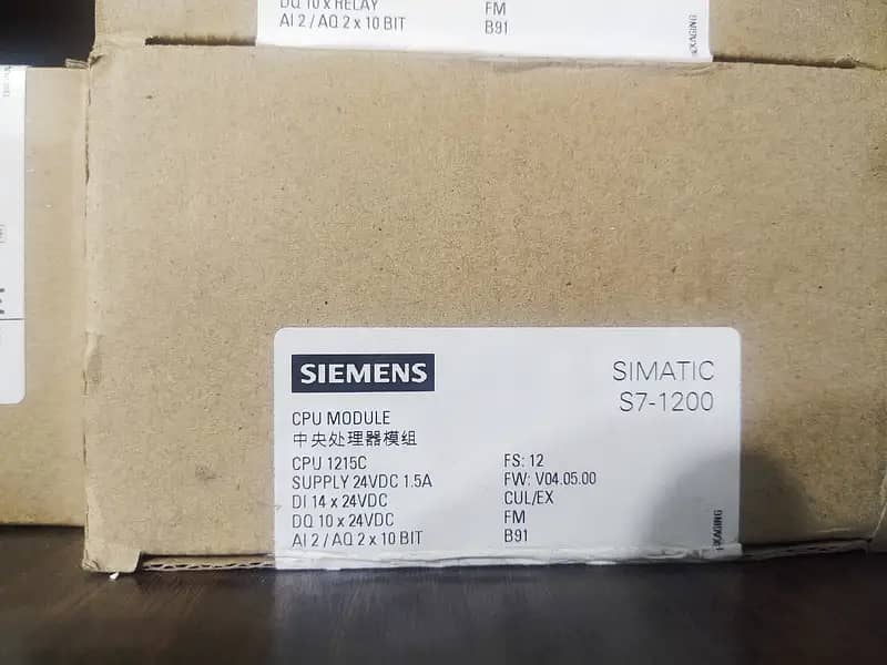 S7 1200 PLC Siemens, Analog, Digital I/O, Communication card new & us 14