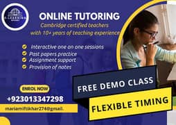 Certified Online Tutoring