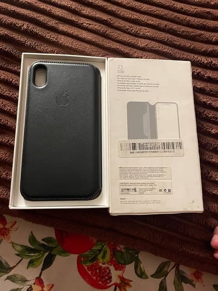 Original Apple Leather Folio Cases for XS MAX |Black color| Negotiable 4