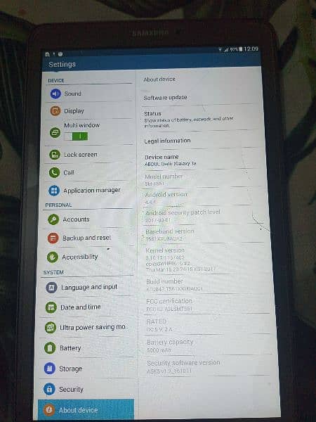 Samsung tab good condition 5