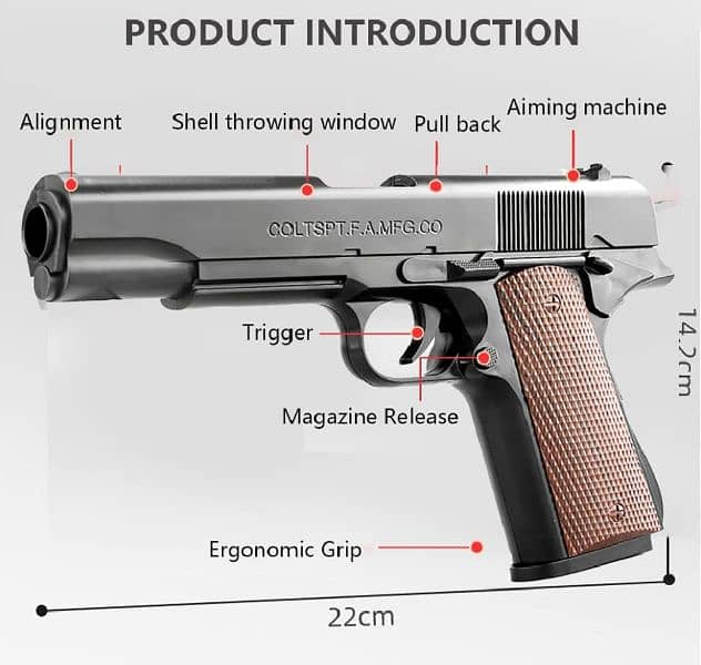 high quality matel gun 1