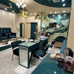 Running Ladies Saloon setup For Rent In Gulberg Prime Location